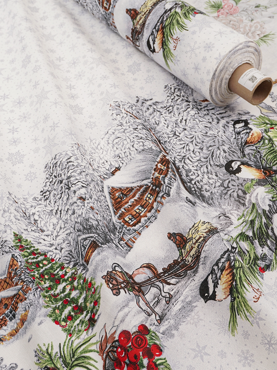 Рогожка "Студеная пора", ш.1.5м, хлопок-100%, 165гр/м.кв