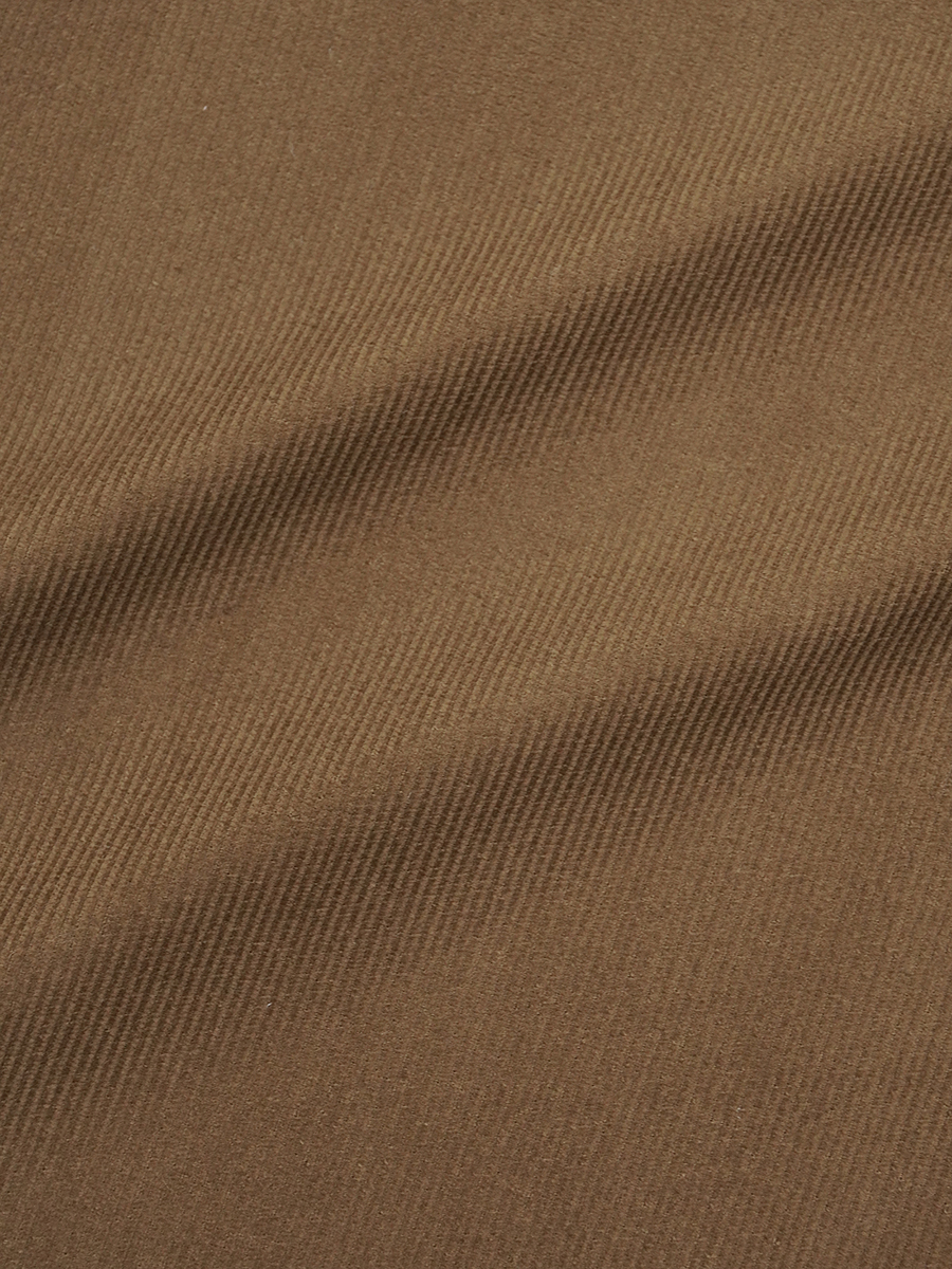 Мерный лоскут (ткань в отрезах) Микровельвет цв.Мускатный орех, ш.1.5м, хлопок-100%, 190гр/м.кв