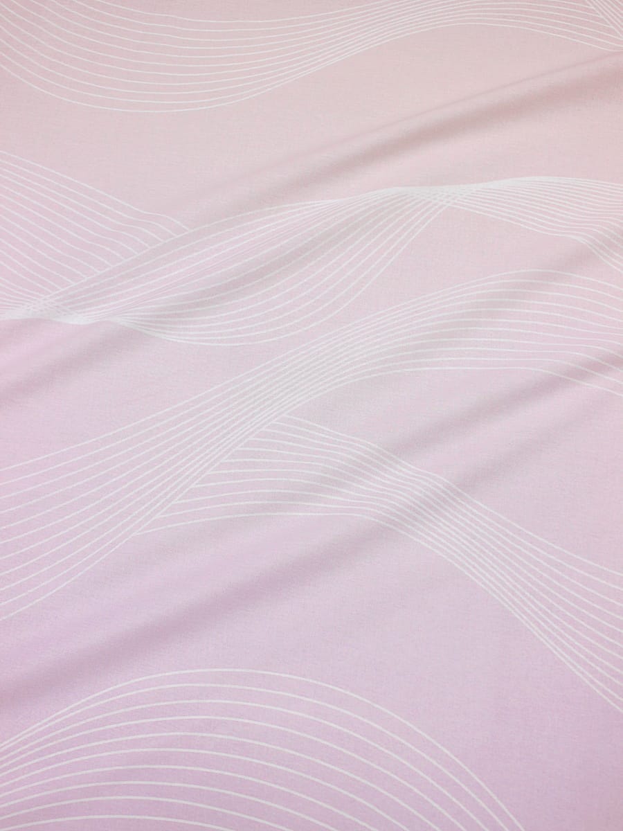 Перкаль "Импульс" цв.сиренево-персиковый градиент, ш.2.2м, хлопок-100%, 110гр/м.кв