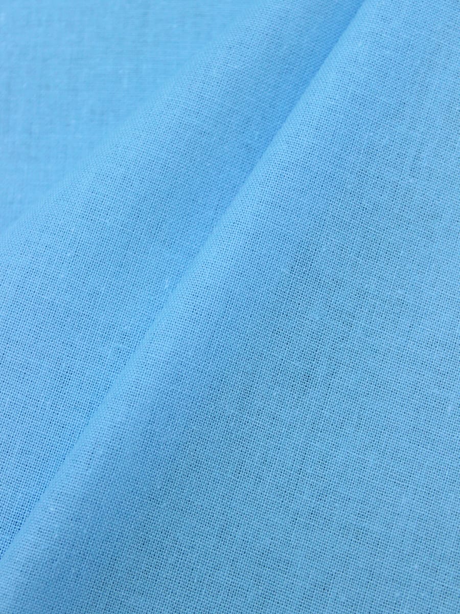 Бязь цв. Лазурно-голубой-2, ГОСТ, ш.2.2м, хлопок-100%, 142гр/м.кв