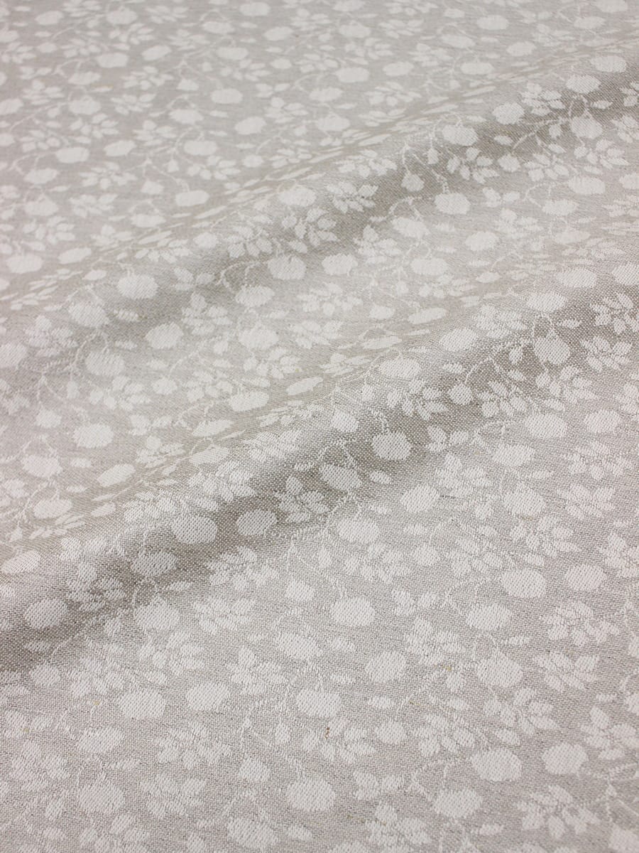 Полульняной жаккард "Весенний", ВИД2, ш.1.6м, лен-51%, хлопок-49%, 230гр/м.кв