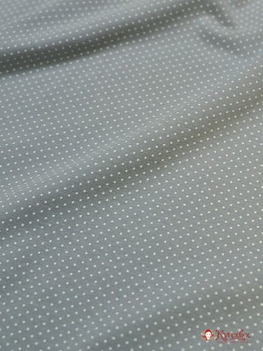 Трикотаж Кулирная гладь "Пшено на светло-сером", 1.96м (0,98м*2, чулок), Карде, хл-100%,145 гр/м.кв