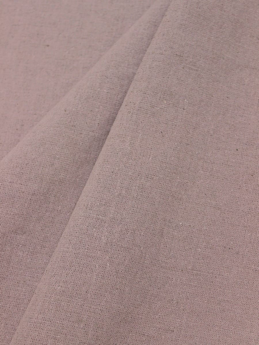 Полулен постельный с эффектом мятости цв.Лилово-кофейная дымка меланж, ш.2.15м, лен-30%, хлопок-70%