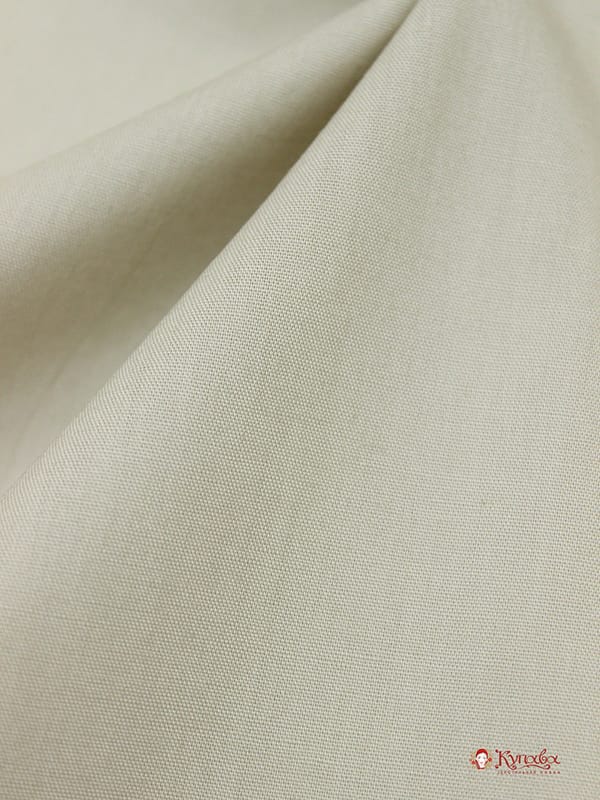 Перкаль Премиум цв.Светлый бежево-серый, ш.1.5м, хлопок-100%, 105гр/м.кв