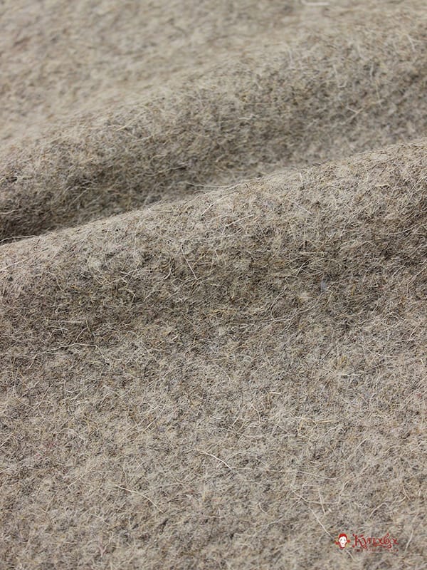 Сукно шинельное огнеупорное цв.бежево-коричневый, ш.1.4м, шерсть-90%, п/э-10%, 760гр/м.кв