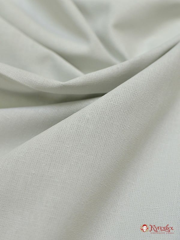 Бязь цв.Светло-серый с мятным оттенком, ГОСТ, ш.1.5м, хлопок-100%, 142гр/м.кв