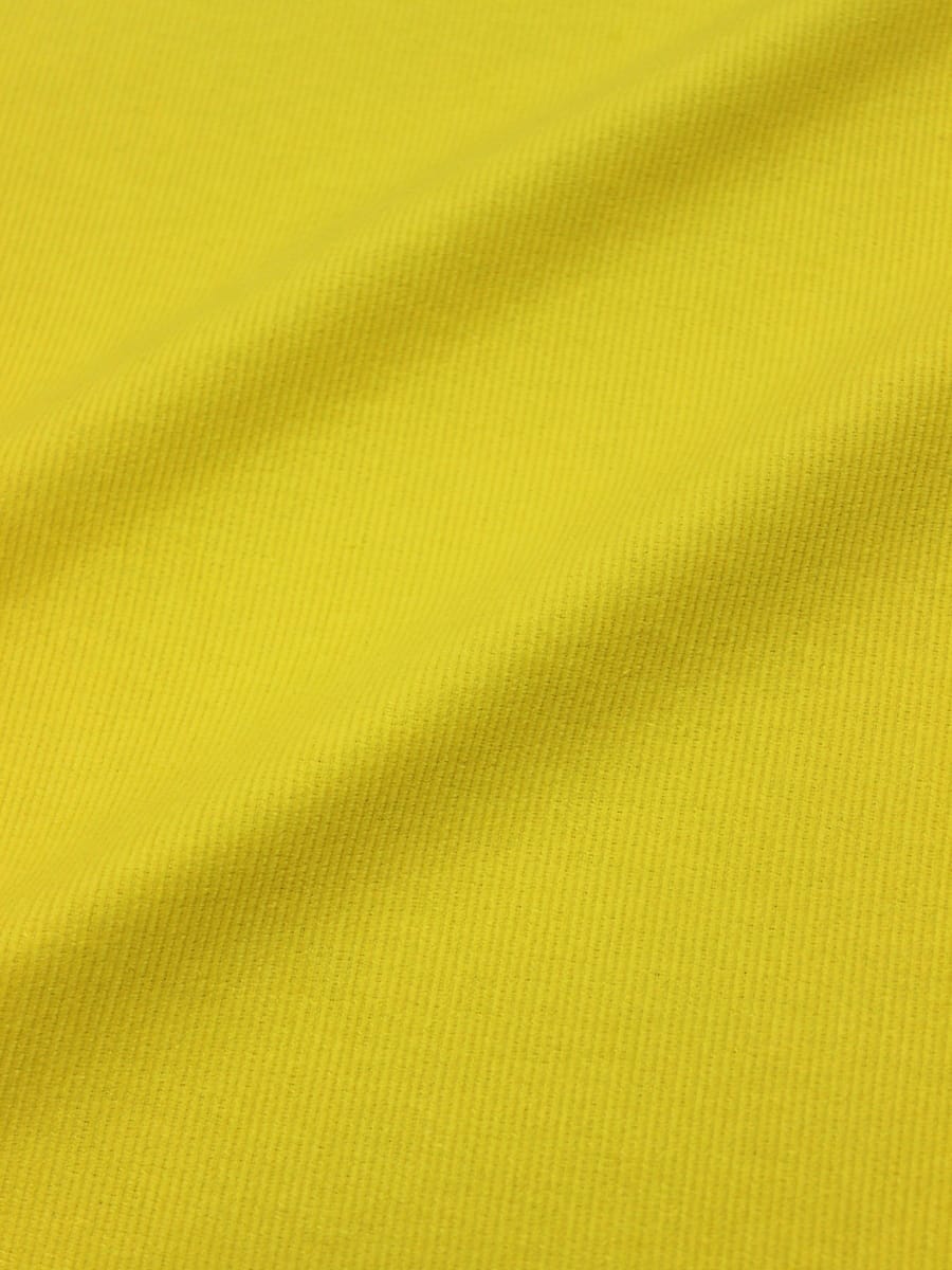 Микровельвет цв.Солнечно-желтый, ш.1.45м, хлопок-100%, 190гр/м.кв