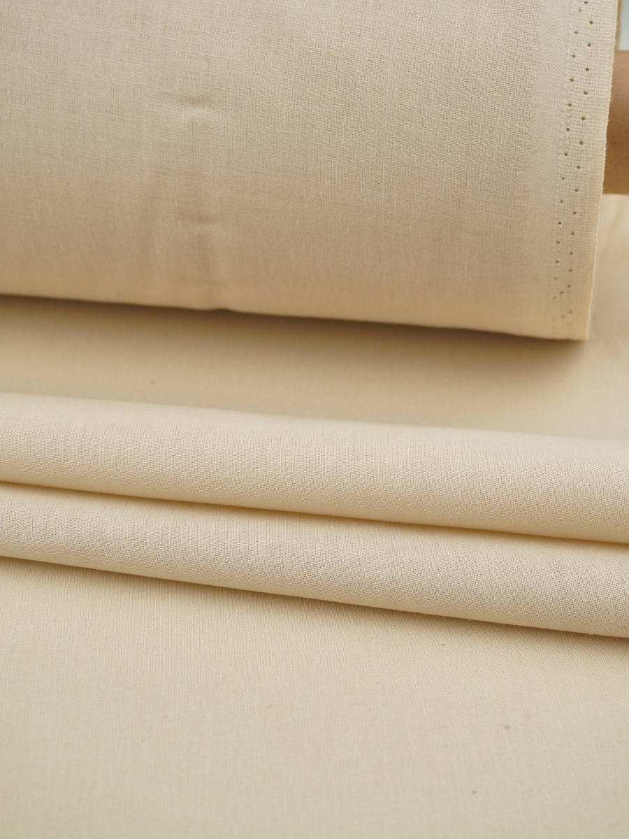 Бязь цв.Светлый телесно-бежевый, ГОСТ, ш.1.5м, хлопок-100%, 142гр/м.кв