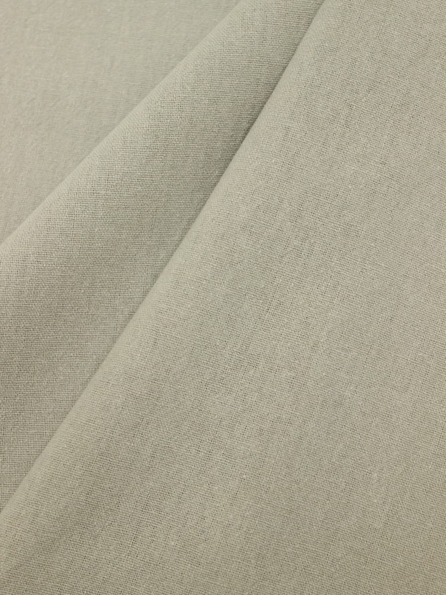 Мерный лоскут (ткань в отрезах) - Хлопок крэш цв.Бежевый с зеленым оттенком, ш.1.40м, хлопок-100%