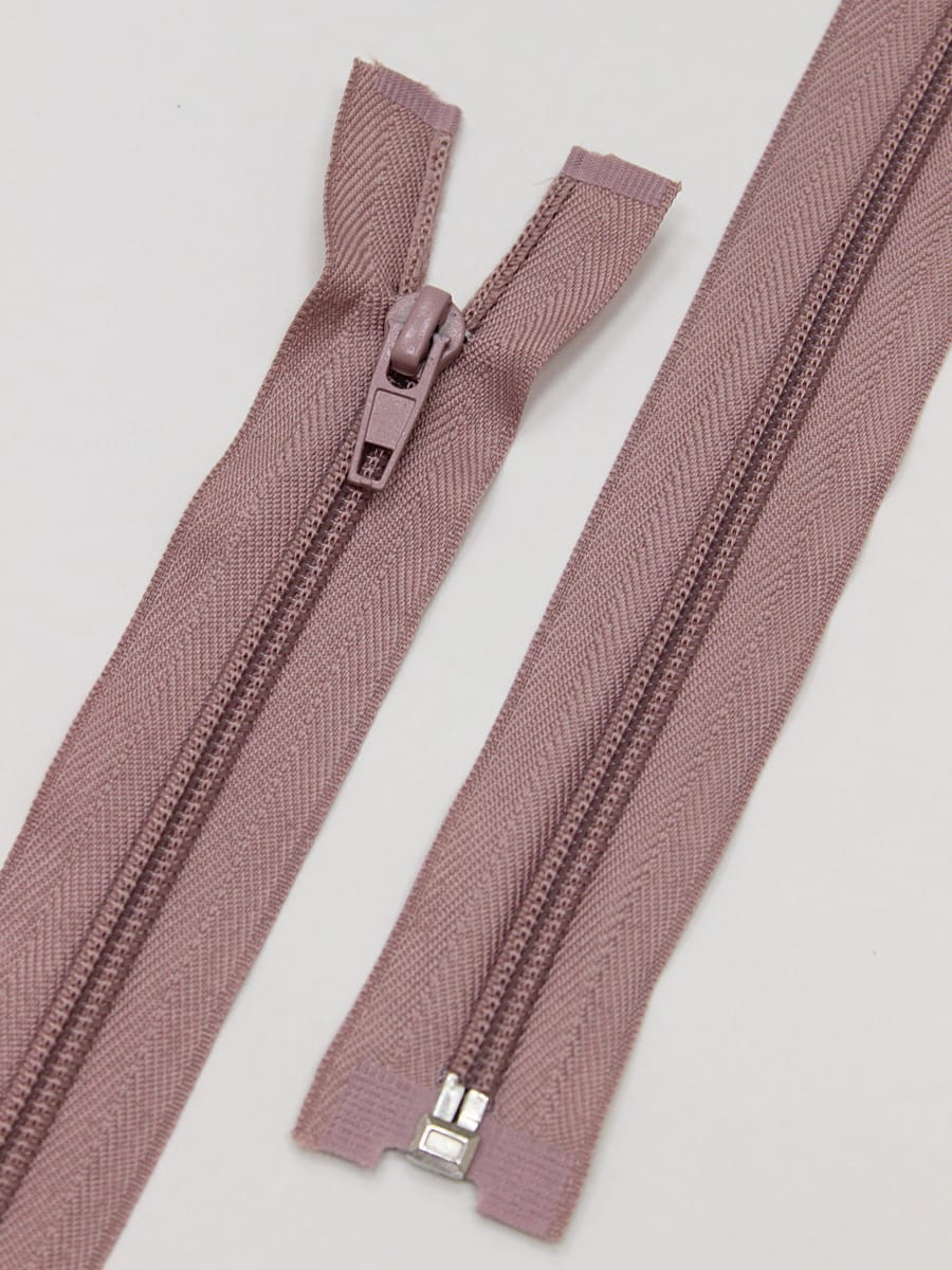 Молния спиральная №5 цв.розовый туман, 40см