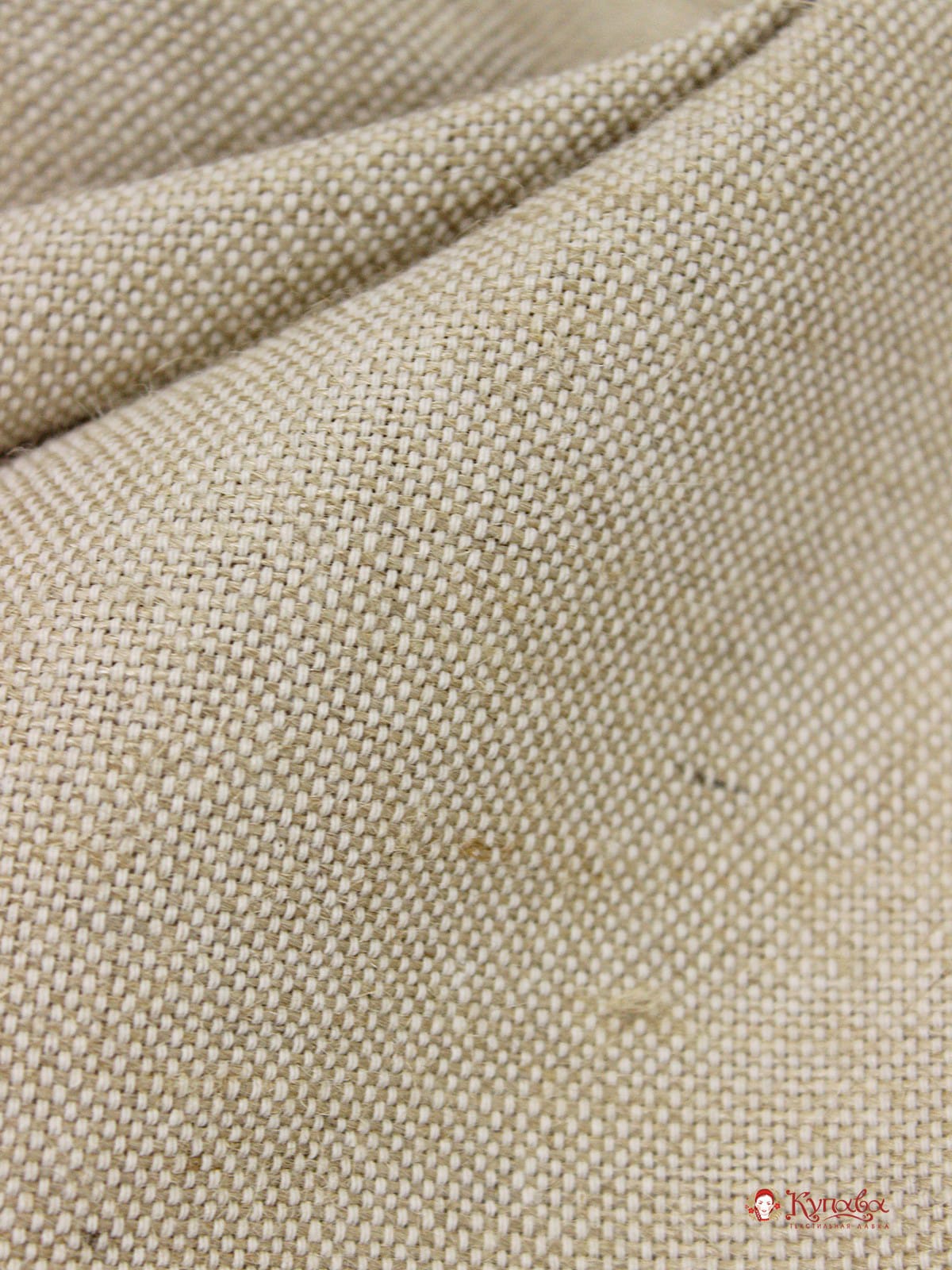Брезент суровый, ш.1.60м, хлопок-35%, лен-65%, 370гр/м.кв