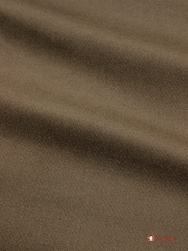Бархат цв.Коричневый, ш.1.45м, хлопок-90%, лайкра-5%, п/э-5%, 280гр/м.кв