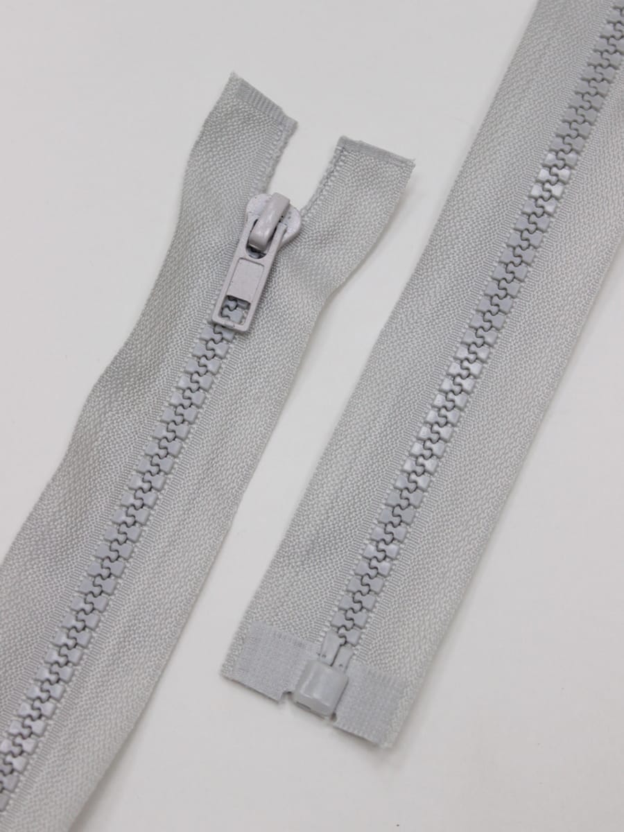 Молния тракторная №5 цв.светло-серый, 60см