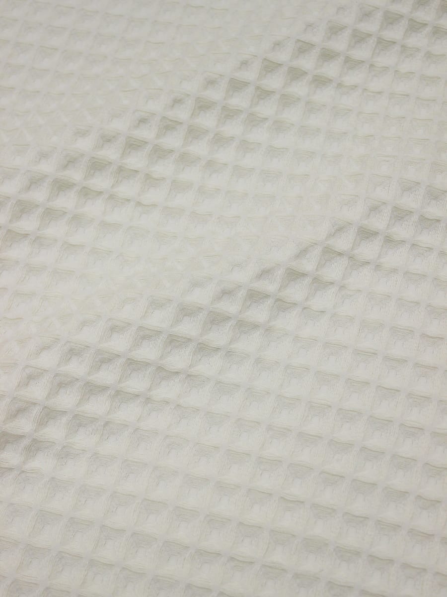 Вафельное премиум-полотно "Бохо" цв.Шампань, ш.1.78м, хлопок-100%, 230гр/м.кв