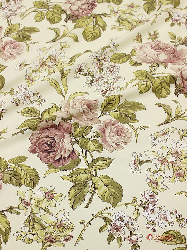 Перкаль "Прохоровская Роза", ш.2.2м, хлопок-100%, 115гр/м.кв