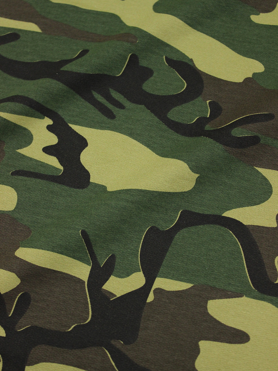 Футер 2-х нит.начес "Камуфляж", СОРТ2, ш.2.12м(1,06м*2чул), Карде/Ое, хл-90%, пэ-10%, 180гр/м.кв