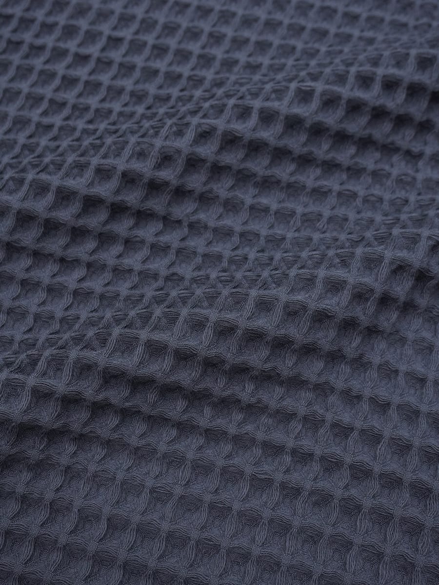 Вафельное премиум-полотно "Бохо" цв.маренго, ш.1.75м, хлопок-100%, 240гр/м.кв