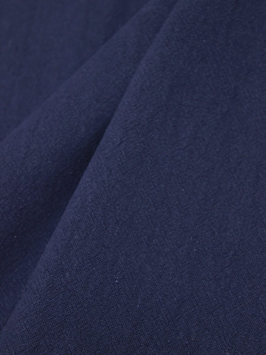 Мерный лоскут (ткань в отрезах) - Хлопок крэш цв.Чернильно-синий, ш.1.40м, хл-100%, 160гр/м.кв