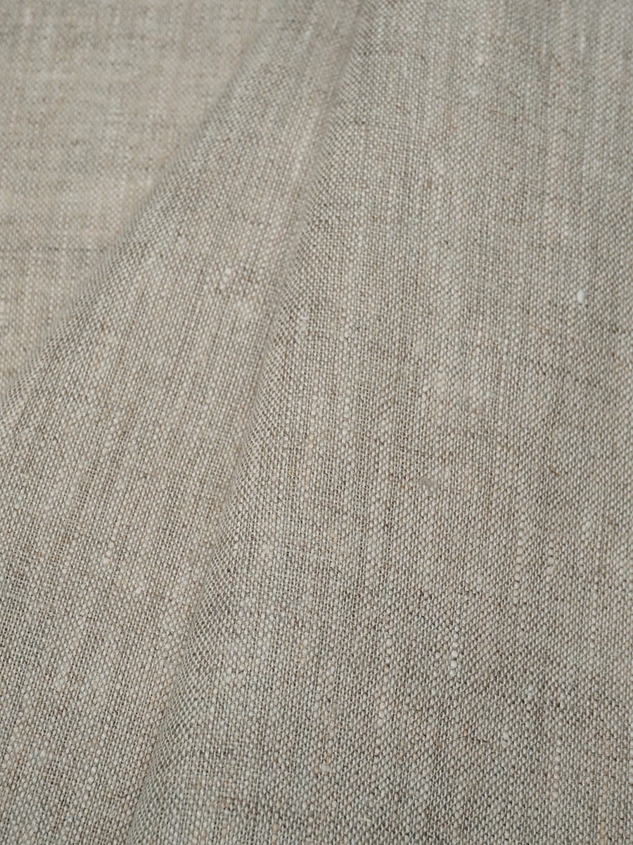 Лен умягченный цв.Натуральный, ш.1.5м, лен-100%, 230гр/м.кв