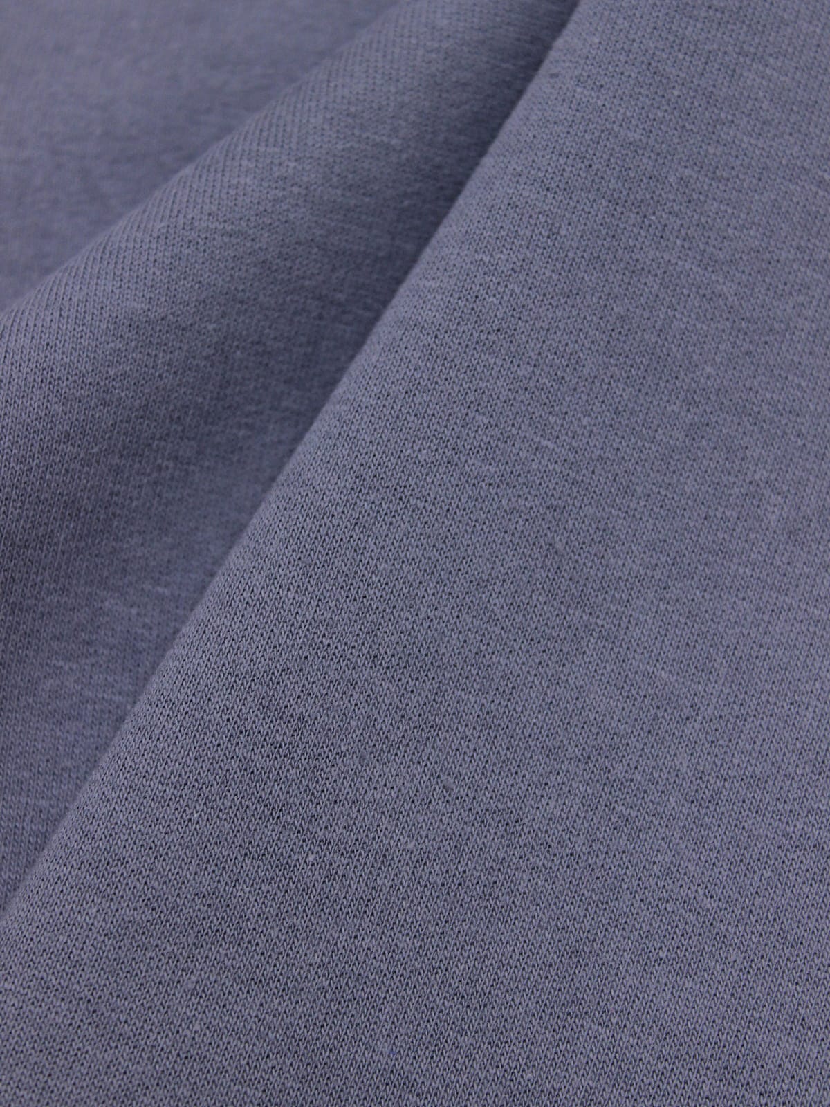 Футер 2-х нит. начес цв.Серый с сиреневым оттенком, ш.2.14м (1,07м*2, чул) Карде/Ое, хл-90%, п/э-10%