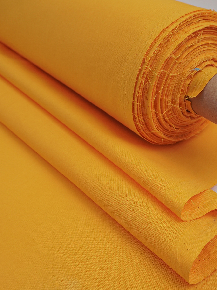 Бязь цв.Темно-желтый, СОРТ2, ш.1.5м, хлопок-100%, 130гр/м.кв