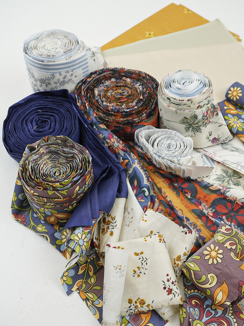 Комплект кромочного лоскута 1кг (от наборов для рукоделия) Сатин