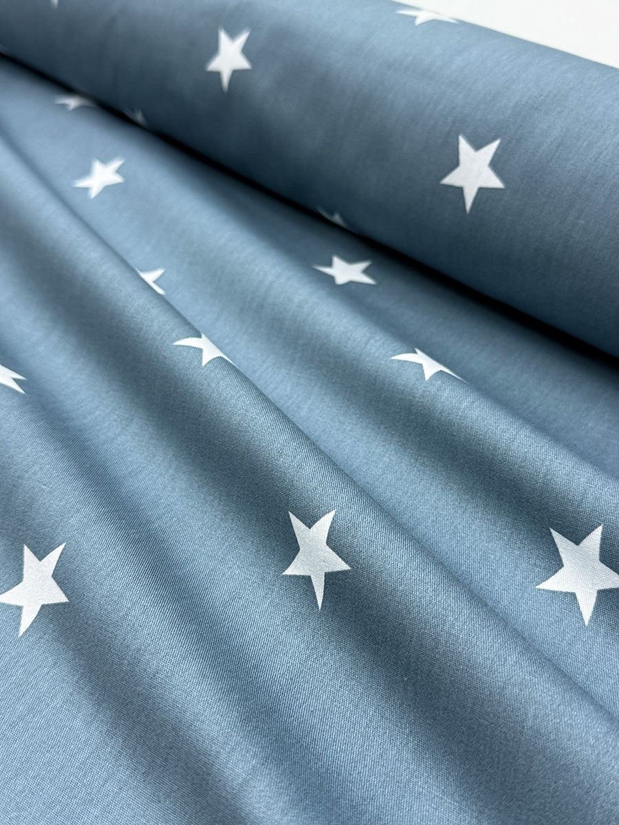 Сатин "Ралли - звезды", (комп), ш.2.35м, хлопок-100%, 120гр/м.кв