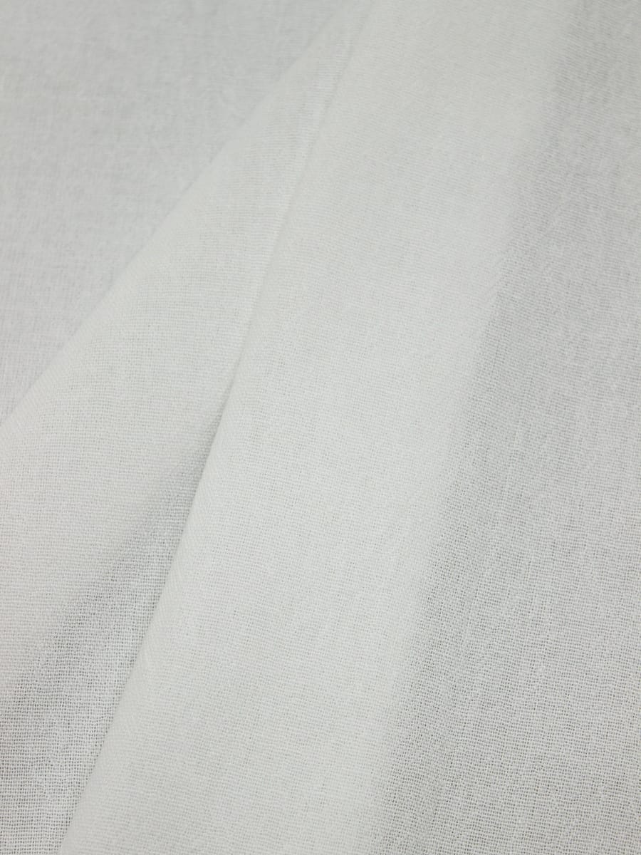 Мерный лоскут(ткань в отрезах) - Хлопок крэш цв.Сливочно-молочный, ш.1.4м, хлопок-100%, 140гр/м.кв