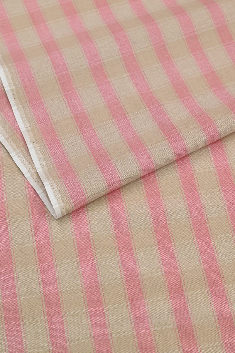 Холст полотенечный "Бежево-брусничная клетка", ш.0,5м, лен-30%, хлопок-70%, 165гр/м.кв.