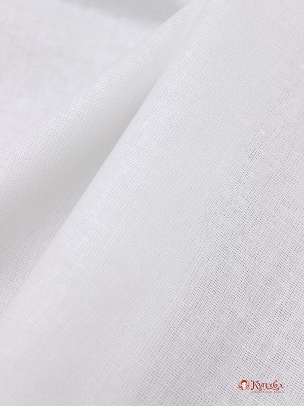 Мерный лоскут (ткань в отрезах) - Бязь цв.Молочный, Шуя, ш.1.5м, хлопок-100%, 142гр/м.кв