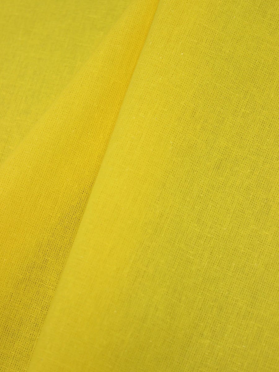 Бязь цв.Рапсово-желтый, ГОСТ, ш.1.5м, хлопок-100%, 142гр/м.кв