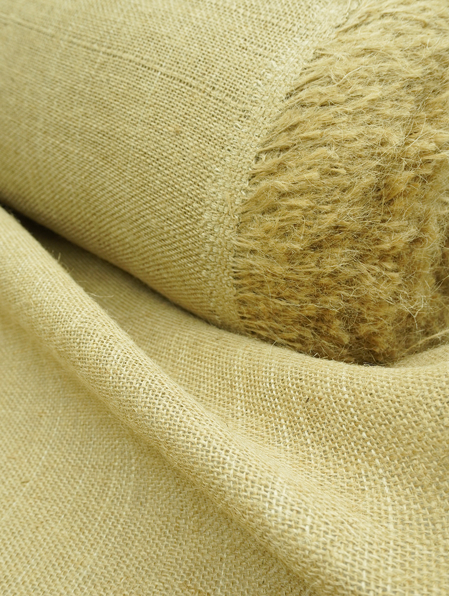 Мешковина повышенной  плотности, СОРТ2, ш.1.05м, джут-100%, 370гр/м.кв