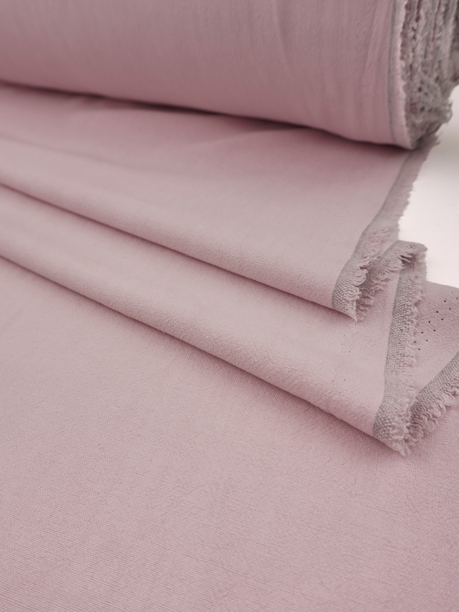 Крапива Рами (Ramie) с хлопком цв.Св.розово-сиреневый флер, СОРТ2, ш.1.4м, крапива-50%, хлопок-50%