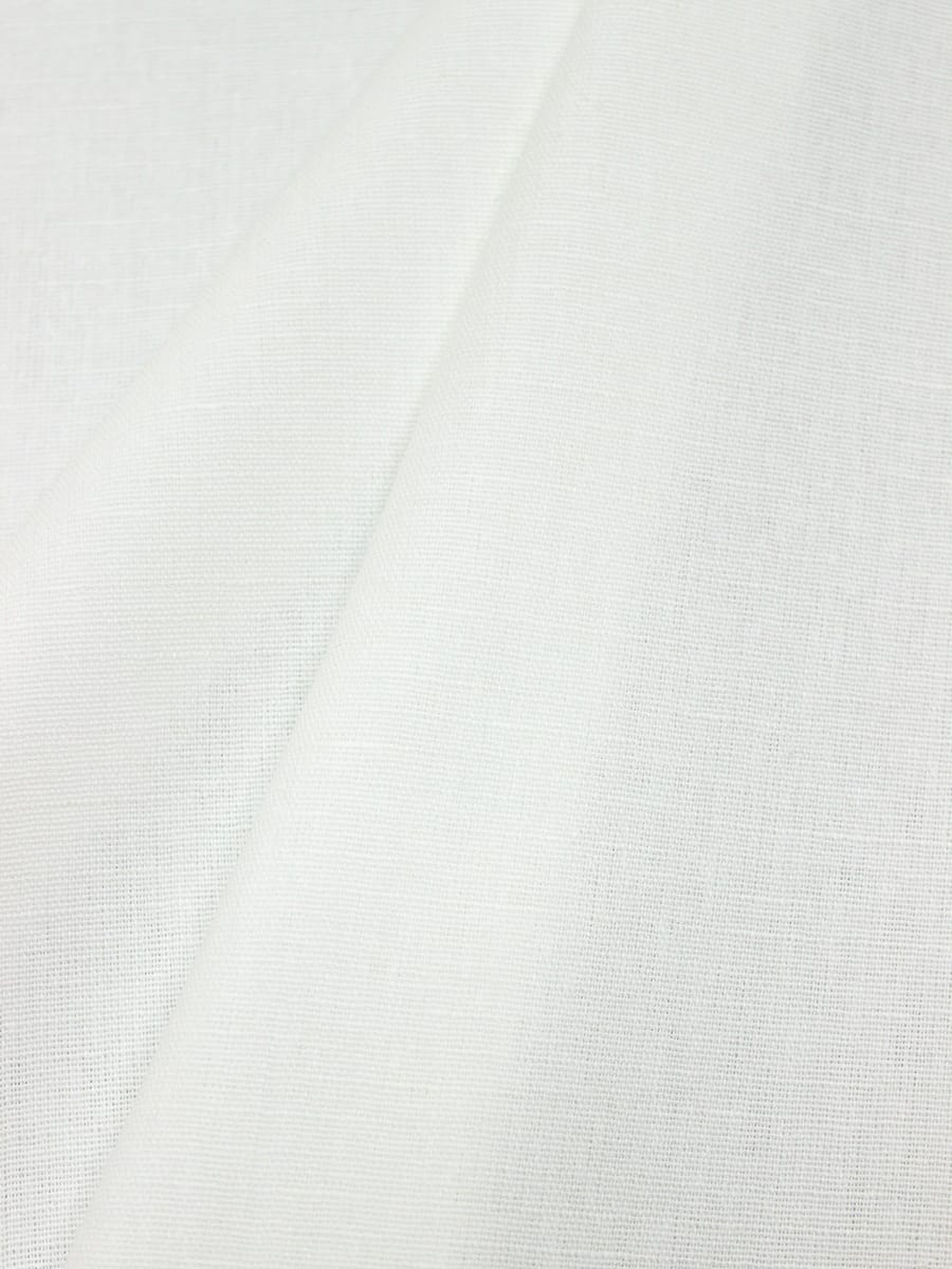 Полулен цв.Белый, ш.2.2м, лен-30%, хлопок-70%, 140гр/м.кв#046492