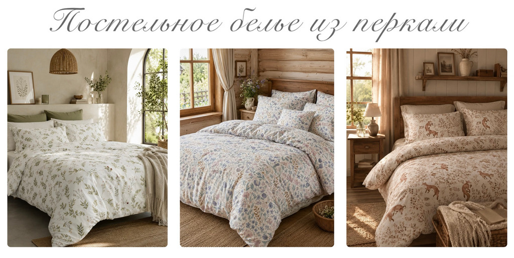 Постельное белье из перкали