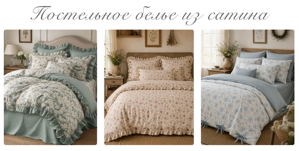 Постельное белье из сатина