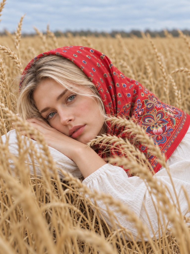Косынка из хлопка