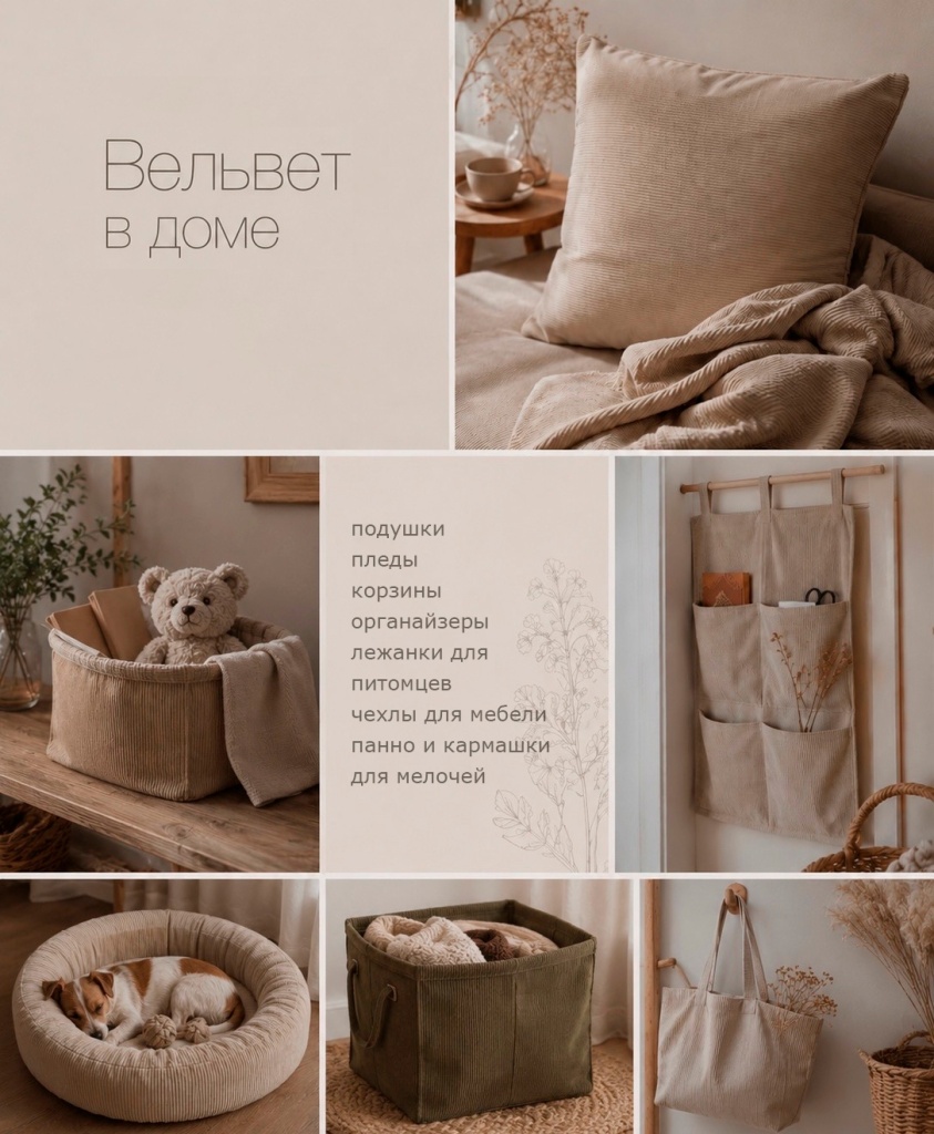 вельвет для дома