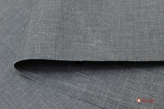 Лен костюмный цв.Темно-серый-3, ш.1.5м, лен-100%, 180гр/м.кв