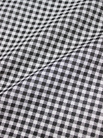 Бязь "Клетка виши" цв.черный, ш.1.5м, хлопок-100%, 115гр/м.кв