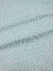 Полульняной жаккард "Оптическая иллюзия" цв.мятный, ш.1.75м, лен-57%, хлопок-43%, 210гр/м.кв