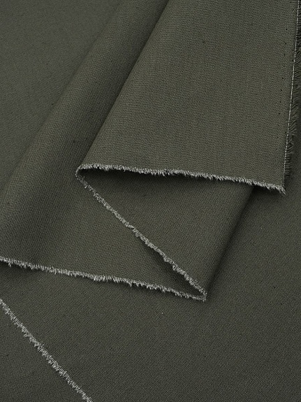 Ткань палаточная с водоотталкивающей пропиткой цв.Темно-серый хаки, ш.1.5м, хл-100%, 250гр/м.кв