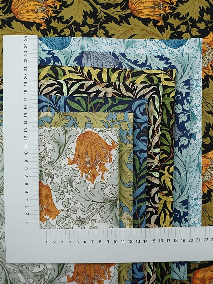 Набор тканей для рукоделия "Аллана", 45см*30см, 8шт