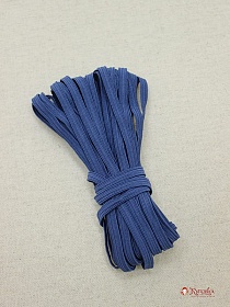 Резинка бельевая цв.джинсовый синий, ш.7мм, 10м, рис.7522