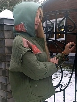 Курточка из полульна и футера