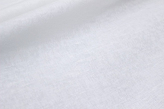 Полульняной жаккард "Мелкий цветок" цв.белый, ш.1.6м, лен-50%, хлопок-50% 200г/м.кв