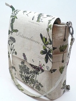Сумка из полульна "Ботаника"
