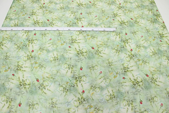 Вискозный шифон (Digital) "Шёпот роз", ш.1.5м, вискоза-75%, нейлон-25%, 55гр/м.кв