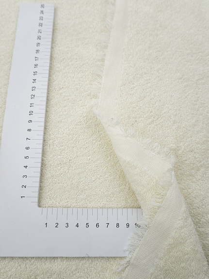 Махровая ткань цв.Ваниль, ш.1.5м, хлопок-100%, 350гр/м.кв