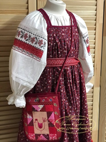Детский народный костюм из импортного хлопка